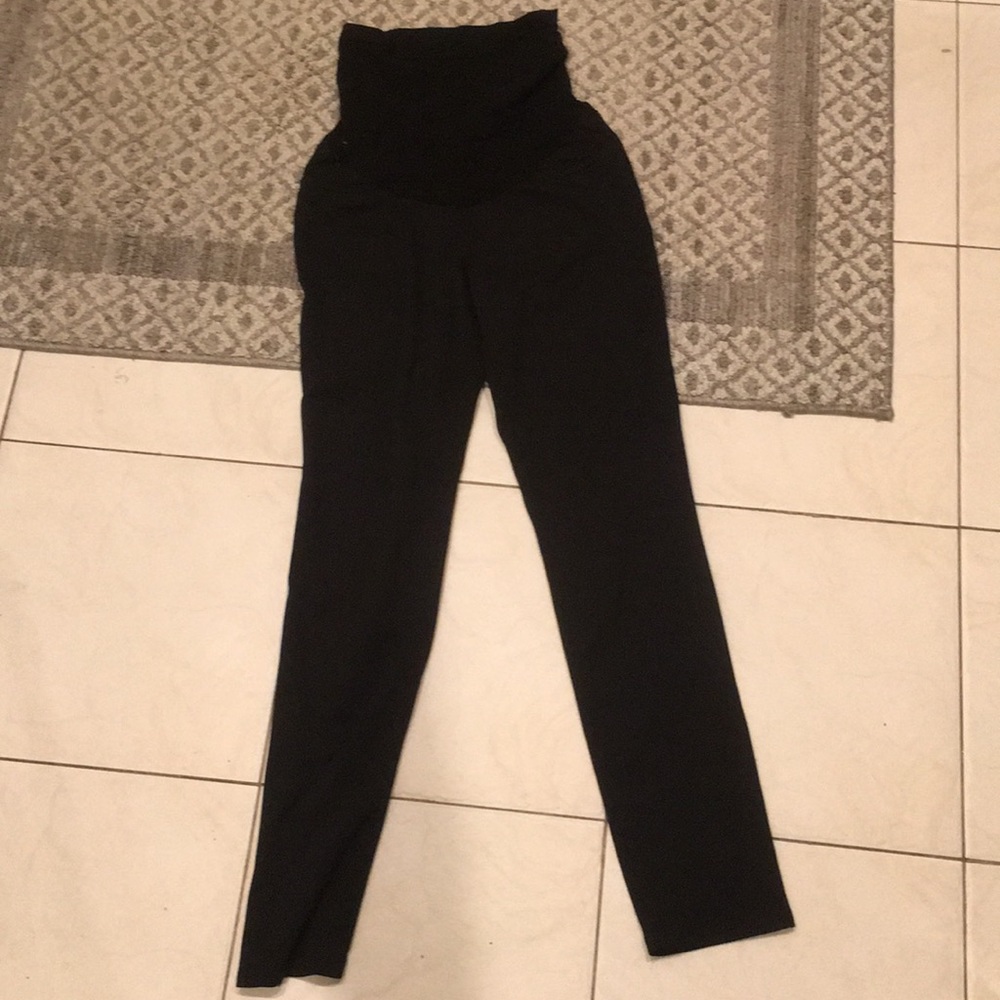 Motherhood stretch work pants. Maternity.